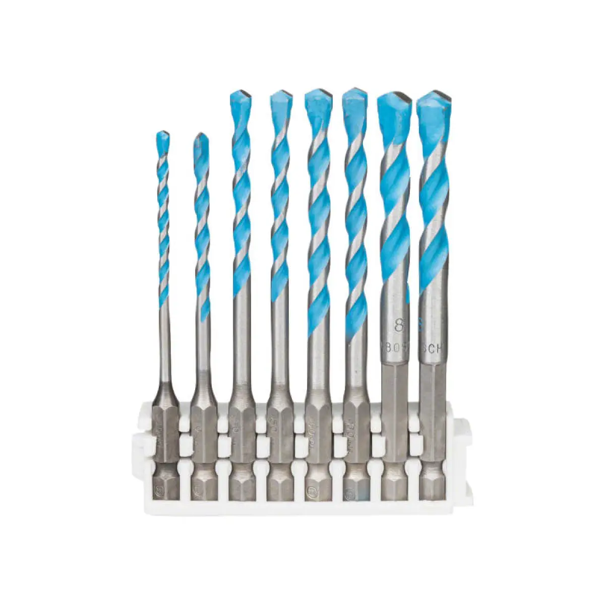 EXPERT HEX-9 Multi Construction Drill Bit Set, 8 Piece