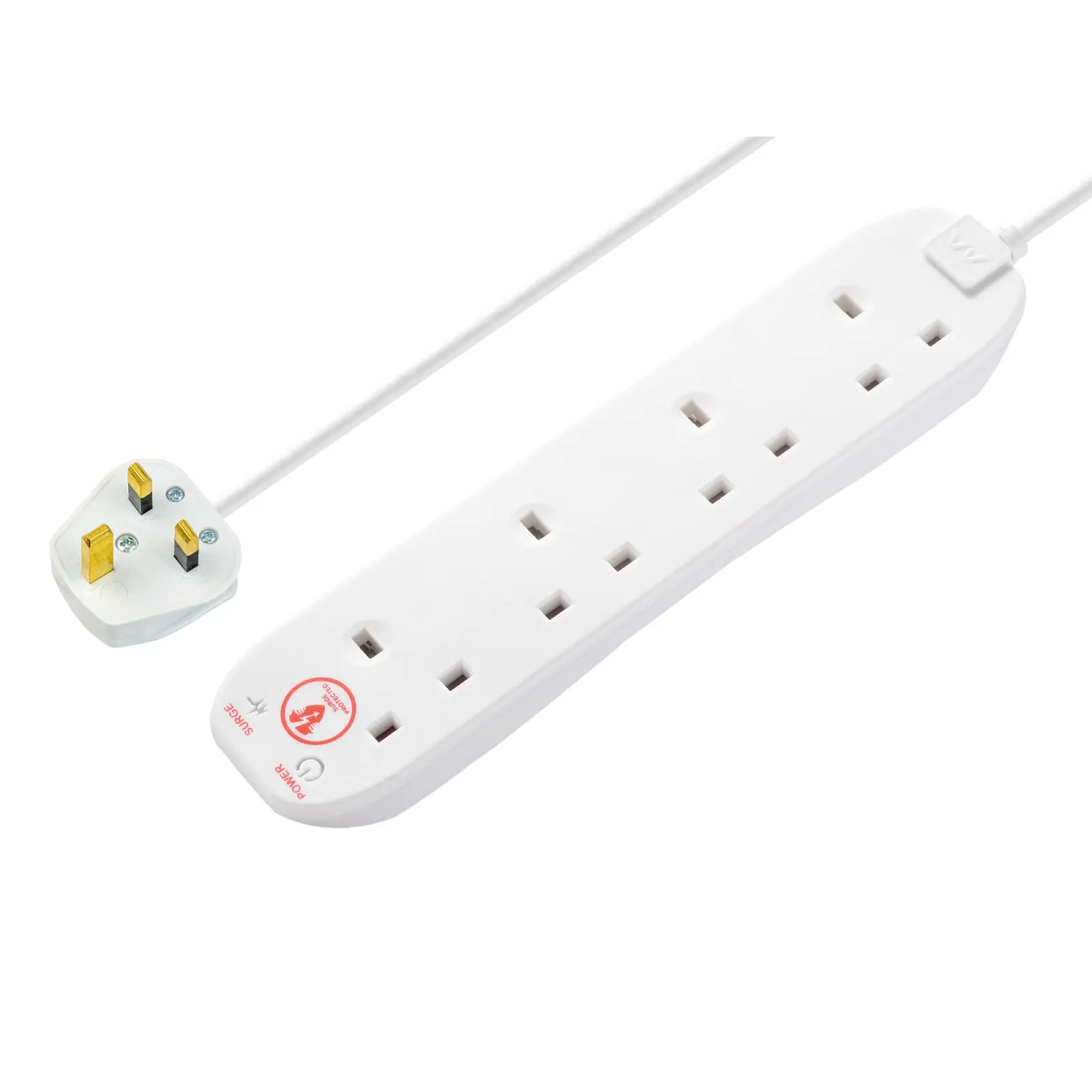 Surge Extension Lead 4 Gang 13A 2m SRG42N-MP