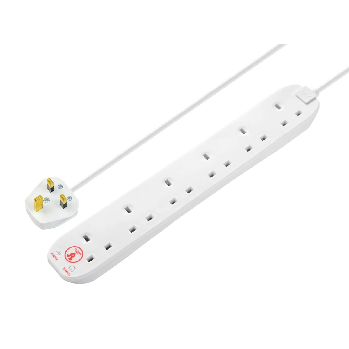 Surge Extension Lead 6 Gang 13A 2m SRG62N-MP
