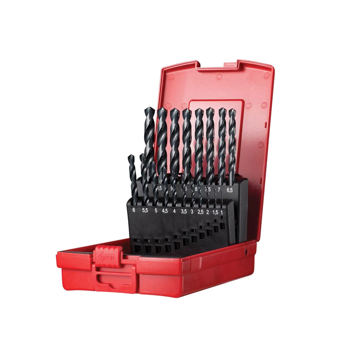 A190 No.201 Metric HSS Drill Set of 19 1.0-10.0 x 0.5mm
