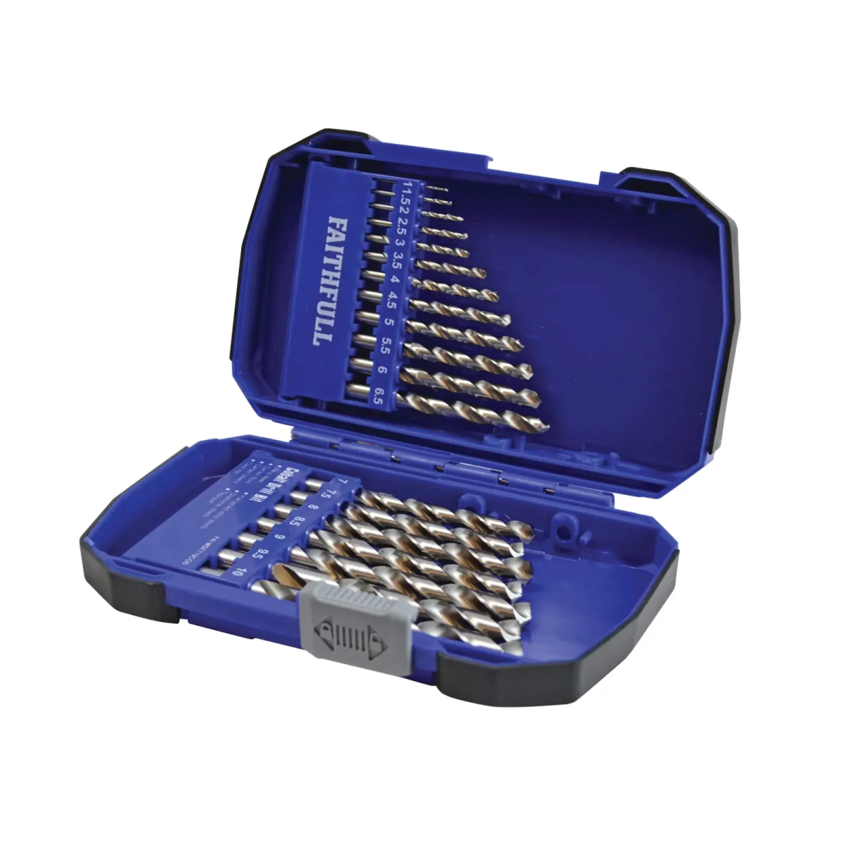 Cobalt HSS Drill Set M35 1-10mm 19 Piece