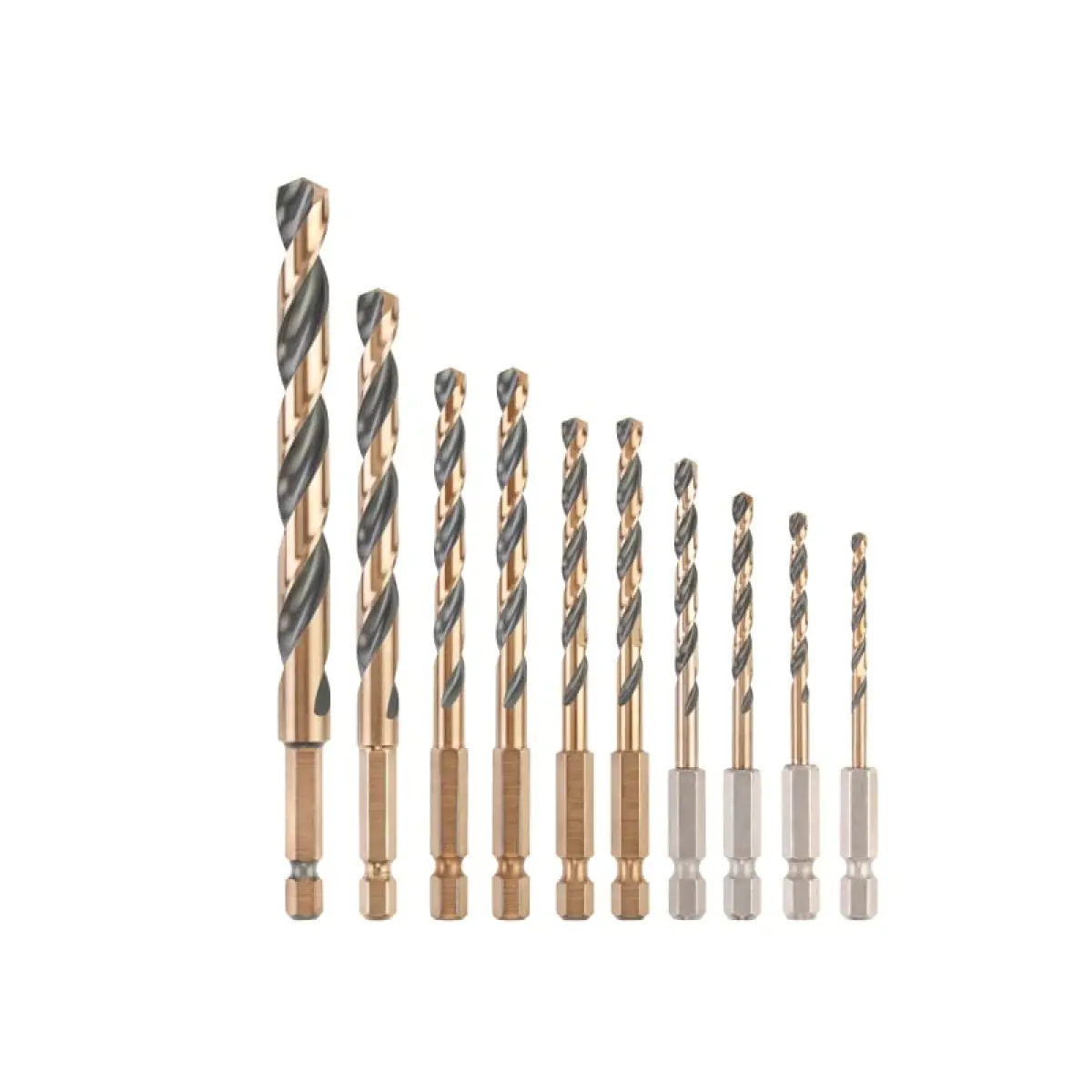 DT20620 BLACK&GOLD HSS Drill Set, 10 Piece