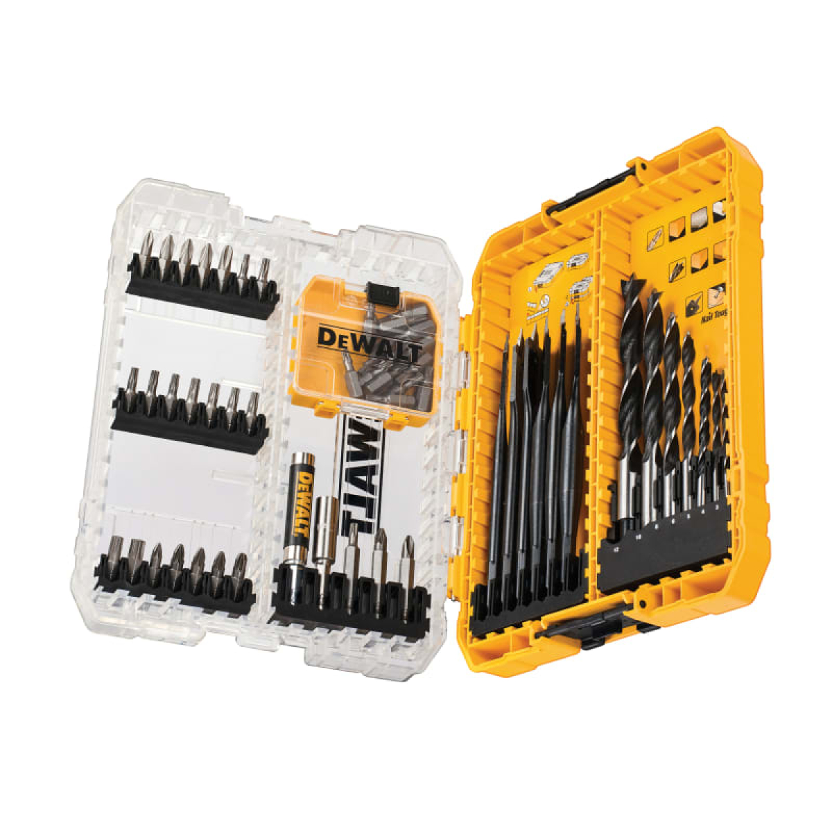 DT70758 Mixed Drill & Bit Set, 57 Piece