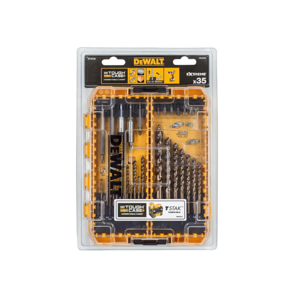 DT70756 Mixed Drill & Bit Set, 35 Piece