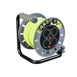 PRO-XT Open Cable Reel 240V 13A 4-Socket 25m