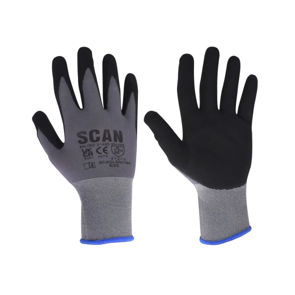 Microfoam Nitrile Coated Gloves - XXL (Size 11)