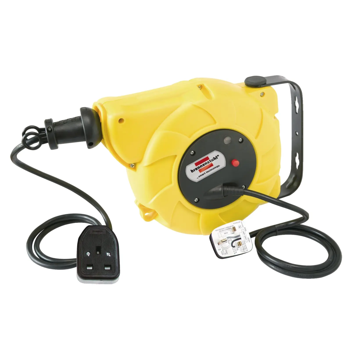 Auto Cable Reel 240V 13A 1-Socket 9+2m PVC Cable