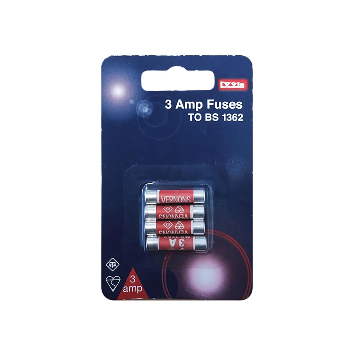 BS1362 Fuses 3 Amp x 4 1003