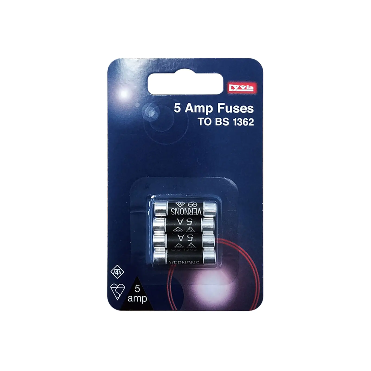 BS1362 Fuses 5 Amp x 4 1005