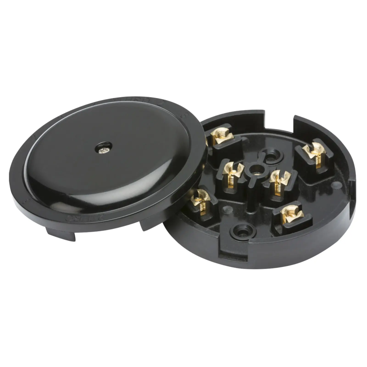 6-Terminal Junction Box 20A Black