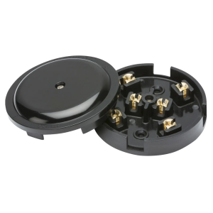 6-Terminal Junction Box 20A Black