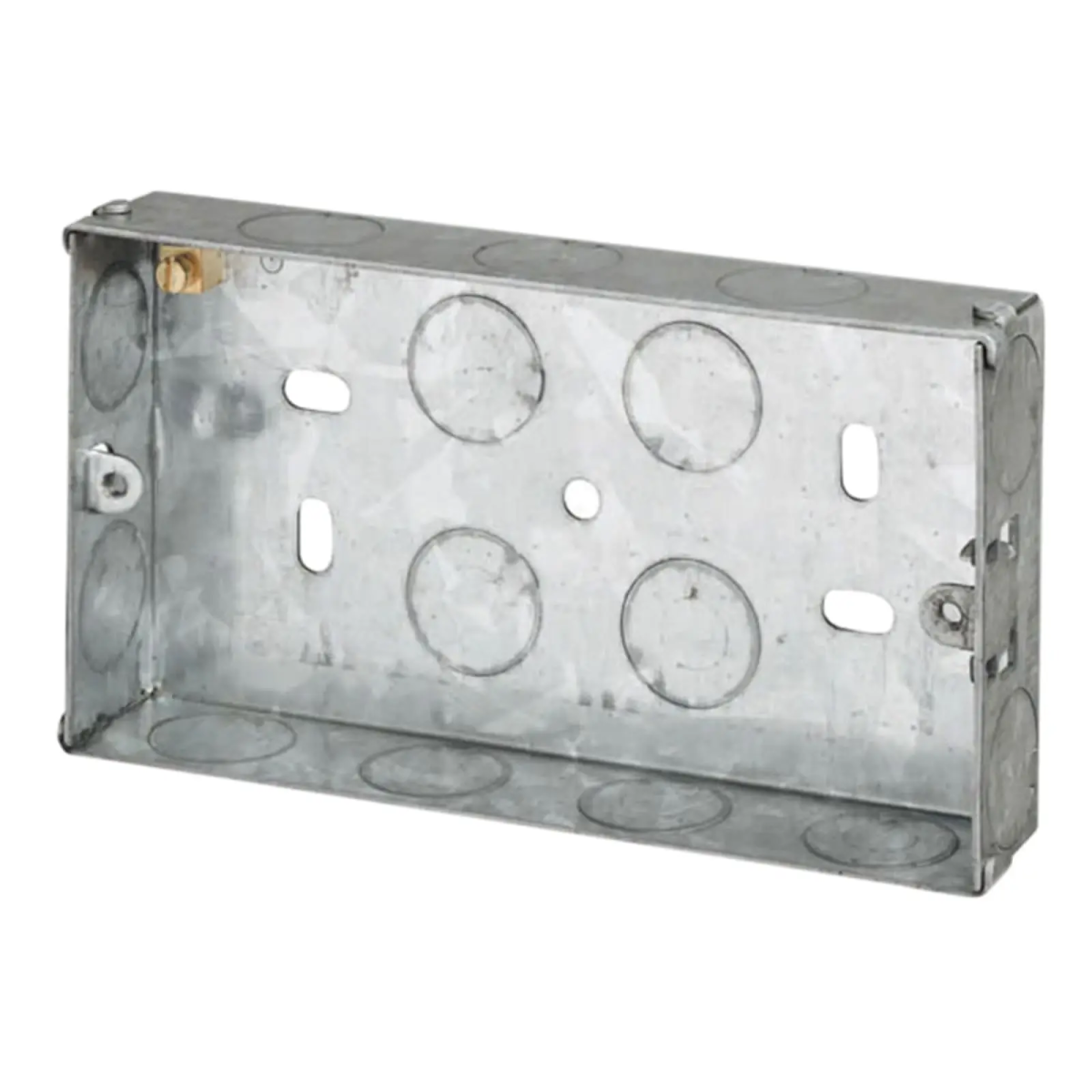 2 Gang Metal Box 25mm 8845NB