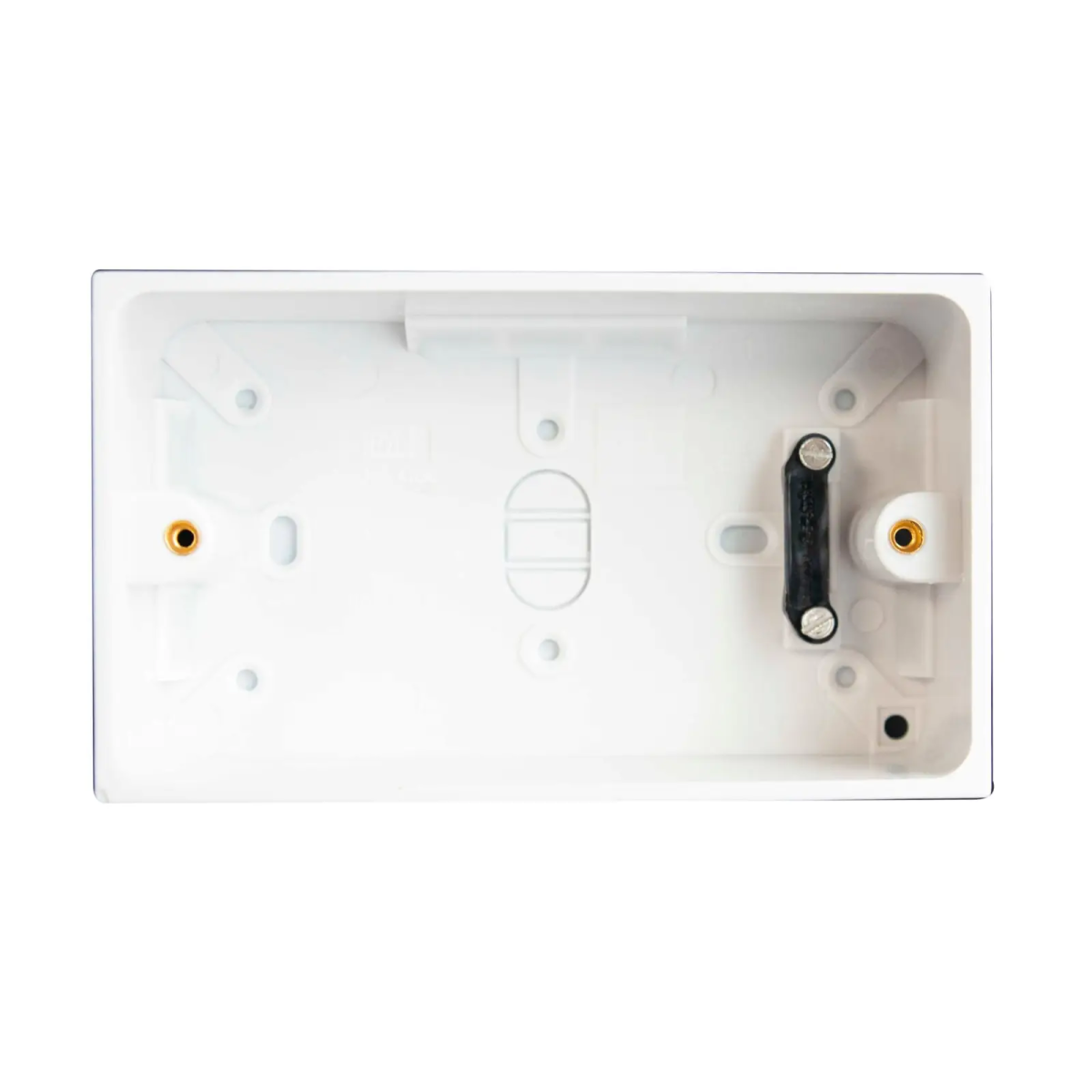 Pattress Box with Earth 2-Gang 45mm
