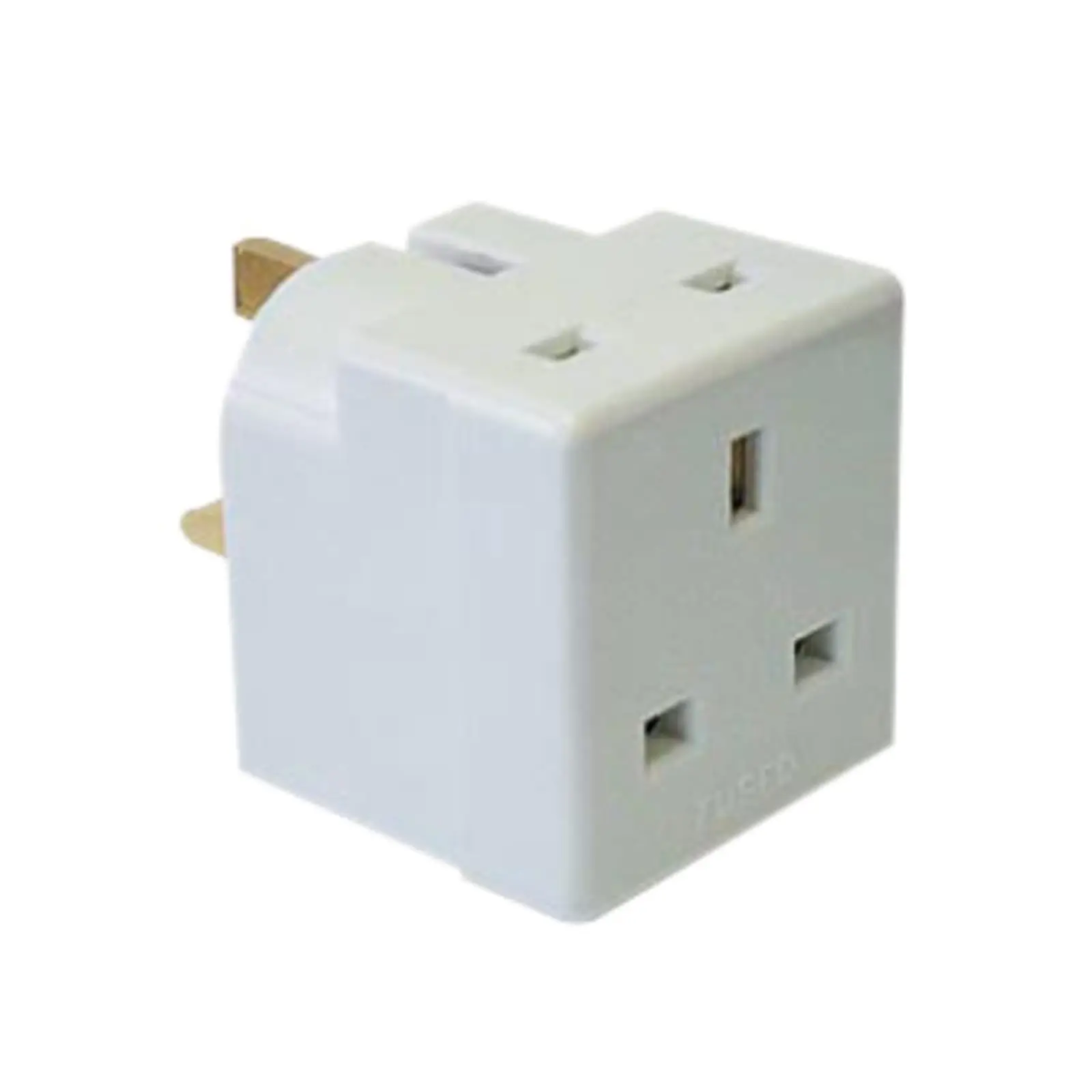 2 Way Adaptor 13 Amp White 5685NB