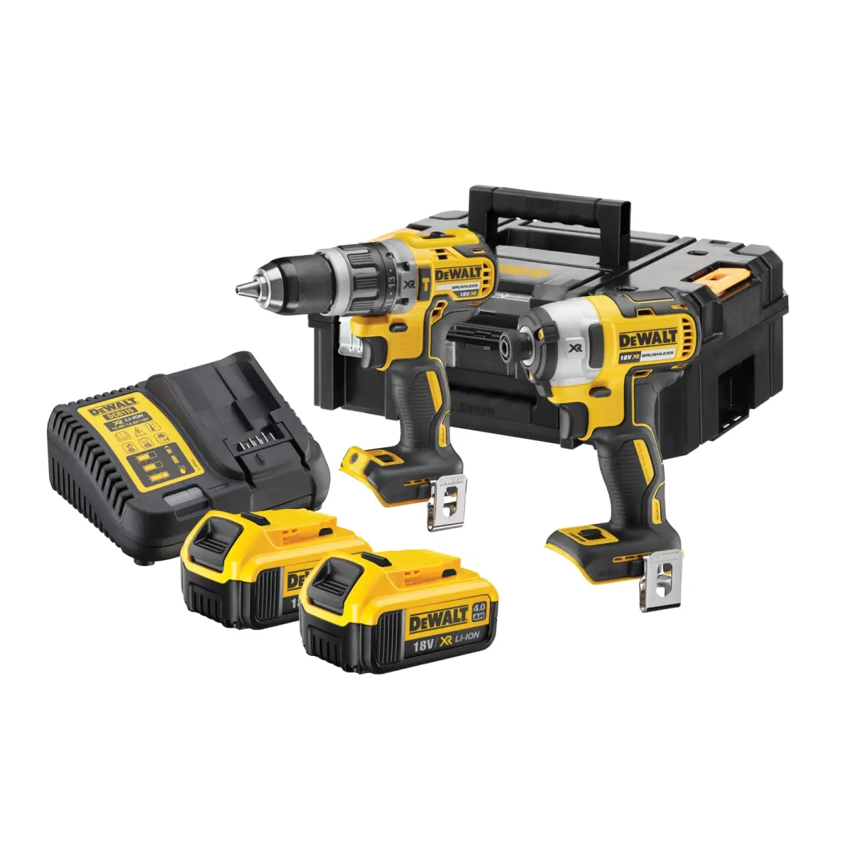 DCK266M2T TSTAKโข Twin Kit 2 x 4.0Ah Li-ion