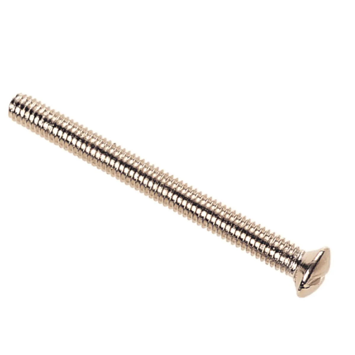 Nickle Plated Switch/Socket Plate Screws 3.5 x 50mm (Pack of 10)
