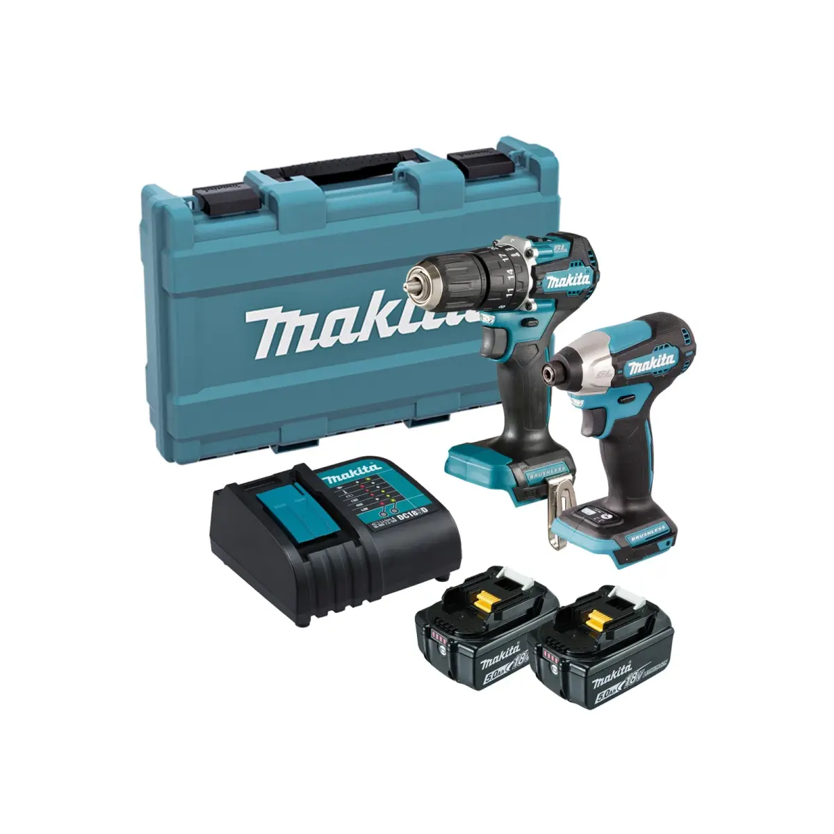 DLX2414ST Combi Kit 18V 2 x 5.0Ah Li-ion