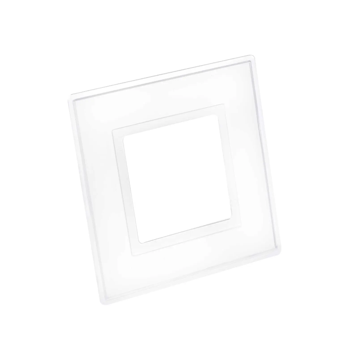 Clear Finger Plate 1-Gang (Pack of 2)