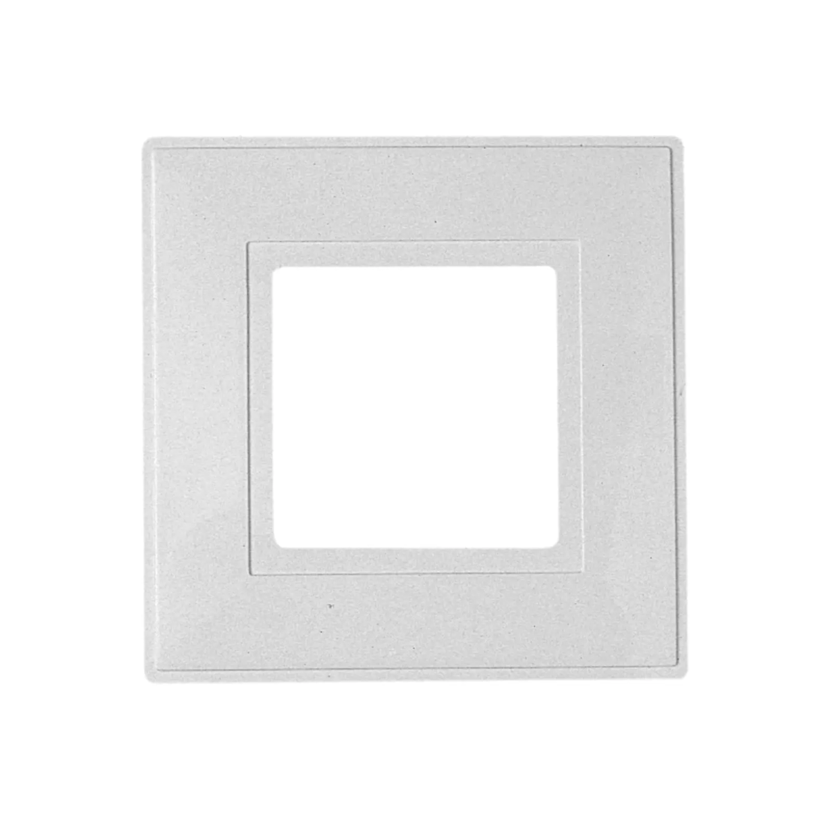 White Finger Plate 1-Gang (Pack of 2)