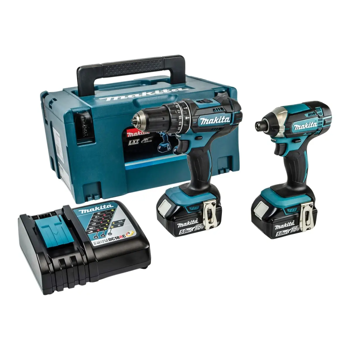 DLX2131TJ Twin Pack 18V 2 x 5.0Ah Li-ion