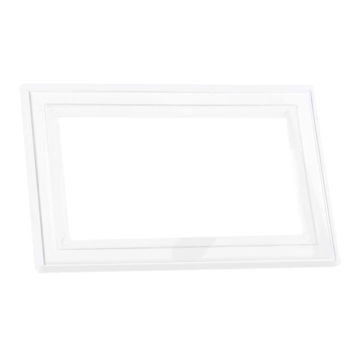 Clear Finger Plate 2-Gang