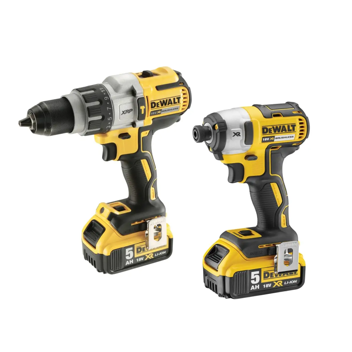 DCK276P2 Brushless Twin Pack 18V 2 x 5.0Ah Li-ion