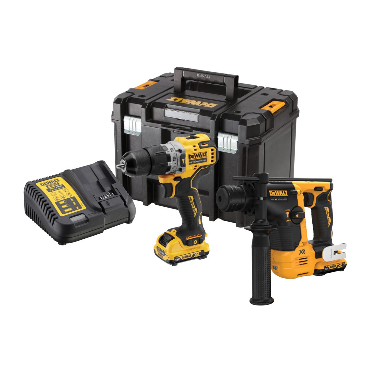 DCK2102L2T XR Brushless Twin Pack 12V 2 x 3.0Ah Li-ion