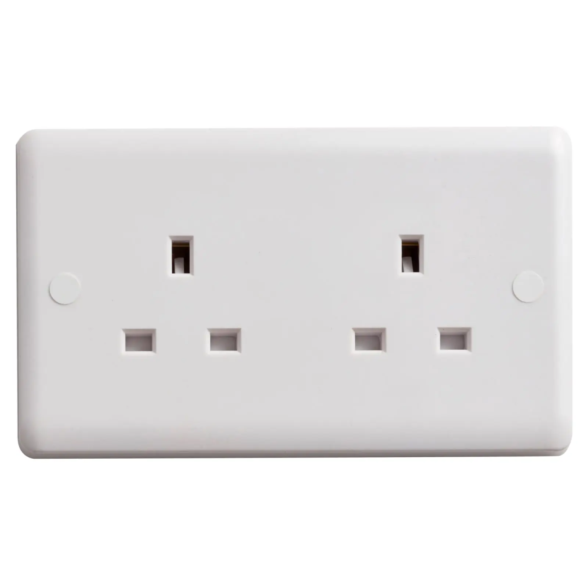 Unswitched Socket 2-Gang 13A