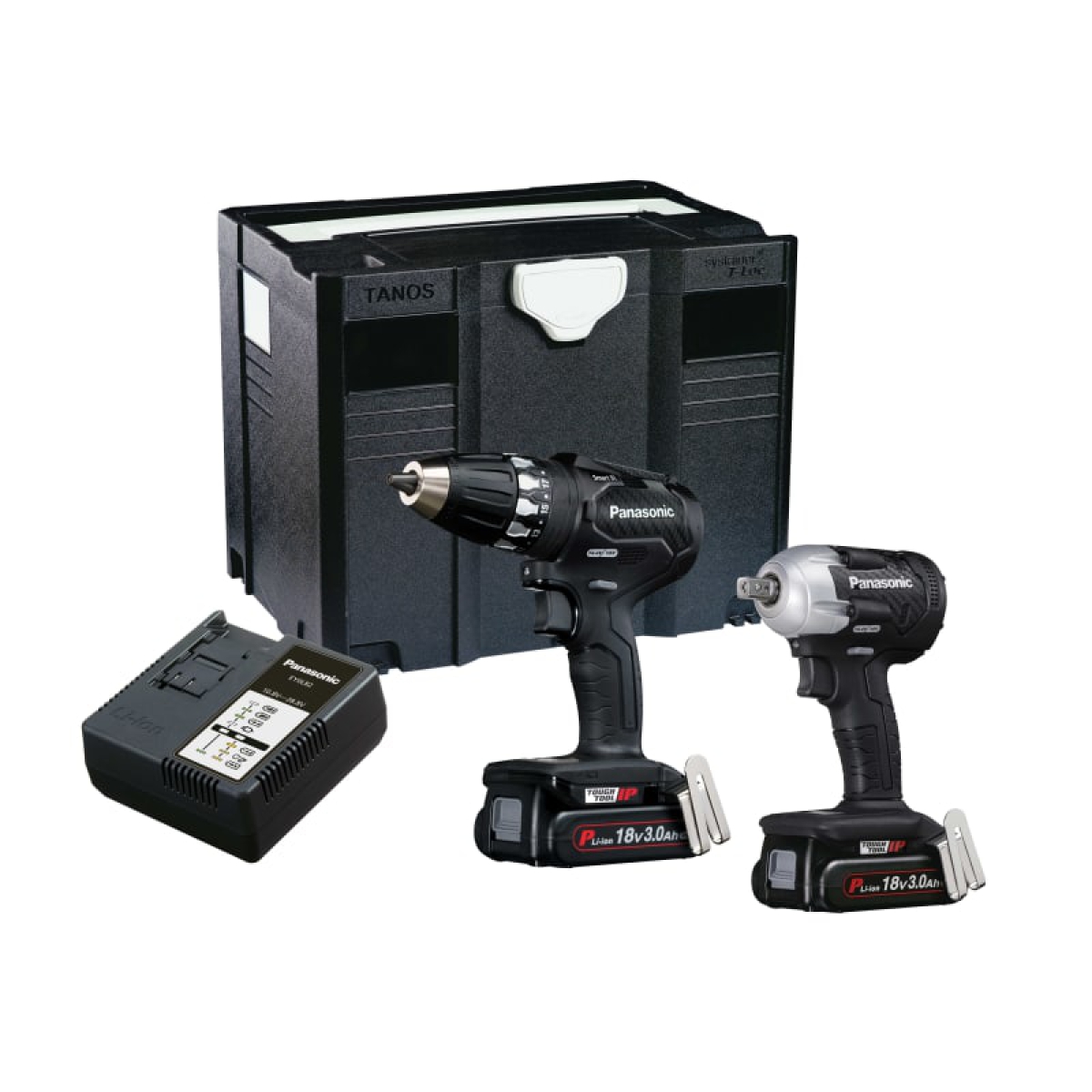 EYC232PN Twin Pack 18V 2 x 3.0Ah Li-ion