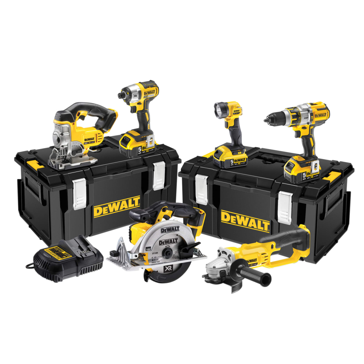 DCK694P3 Brushless 3 Speed 6 Piece Kit 18V 3 x 5.0Ah Li-ion