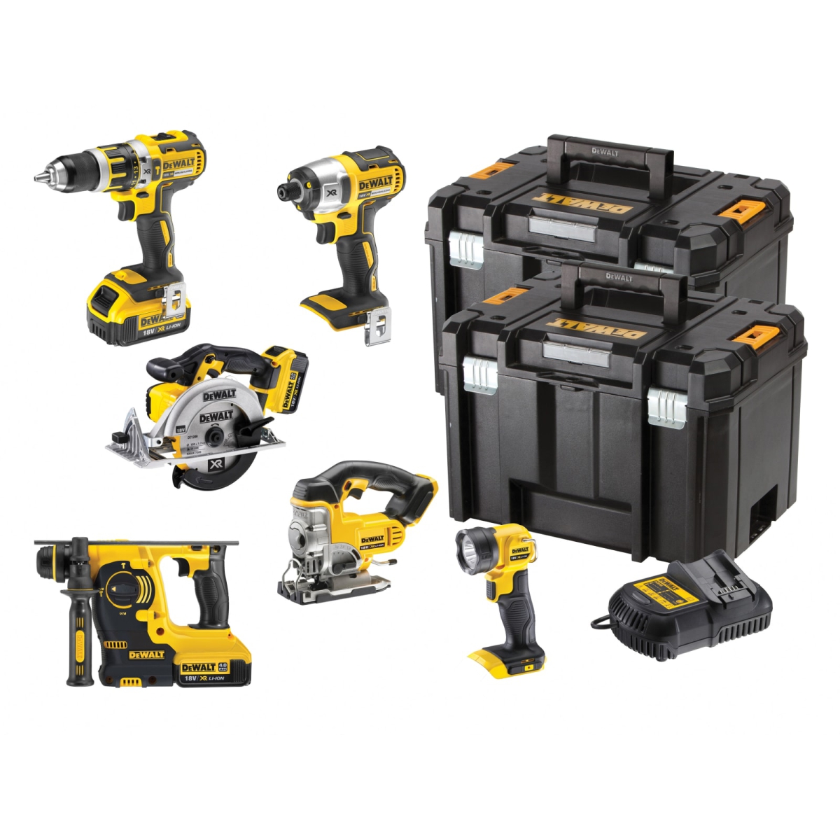 DCK699M3T XR 6 Piece Kit 18V 3 x 4.0Ah Li-ion