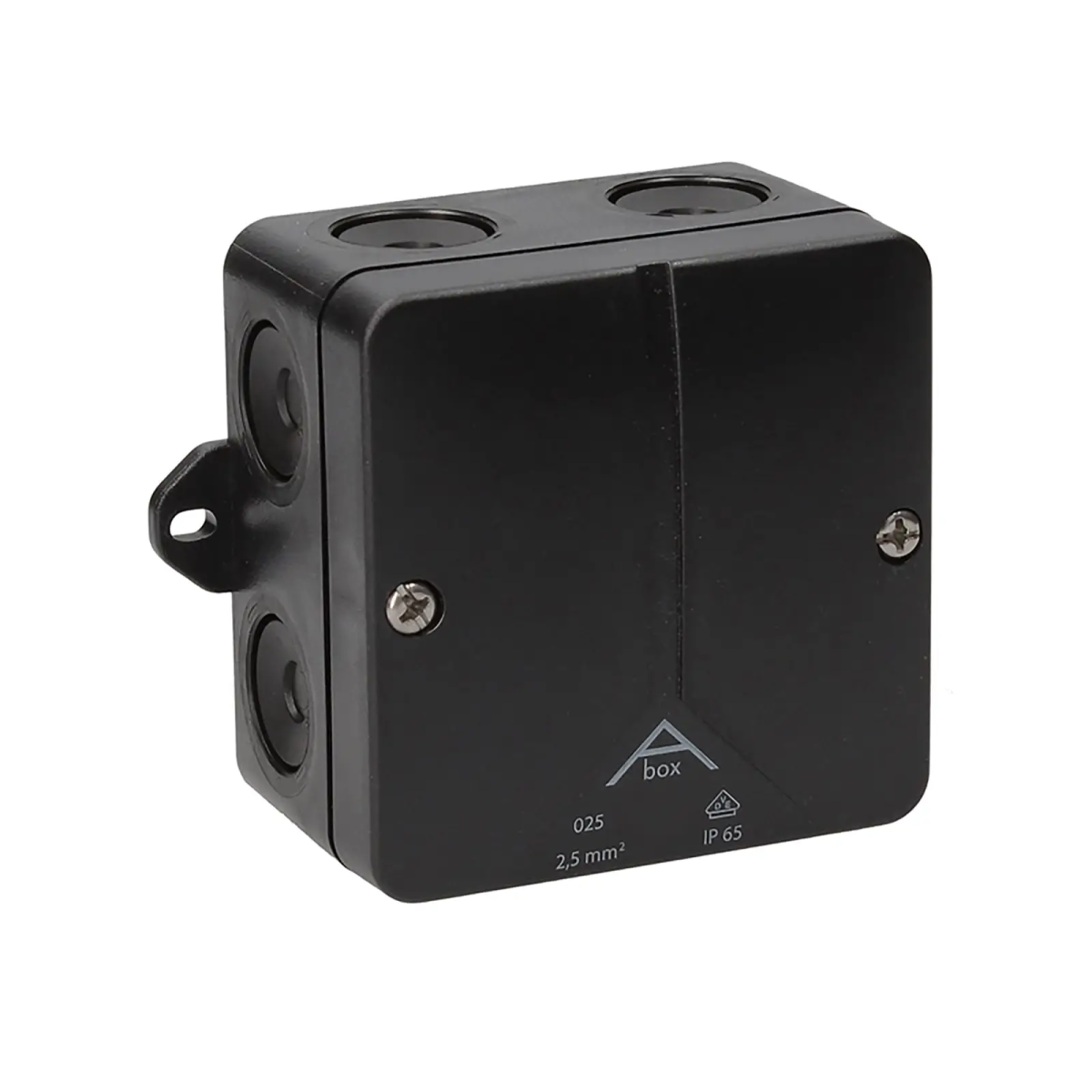 IP66 Junction Box Black 81 x 81mm