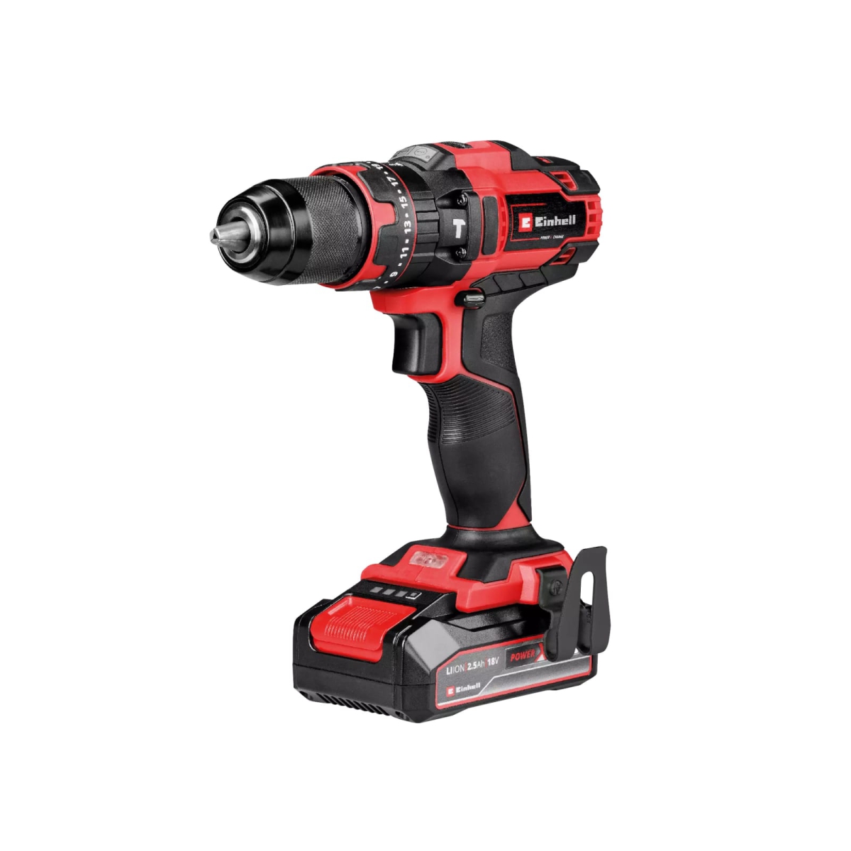 TE-CD 18/44 Li-i Power X-Change Combi Drill 18V 1 x 2.5Ah Li-ion