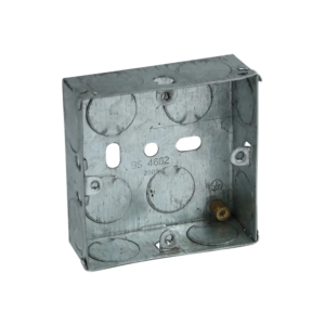 Metal Socket Box 25mm (Pack 10)