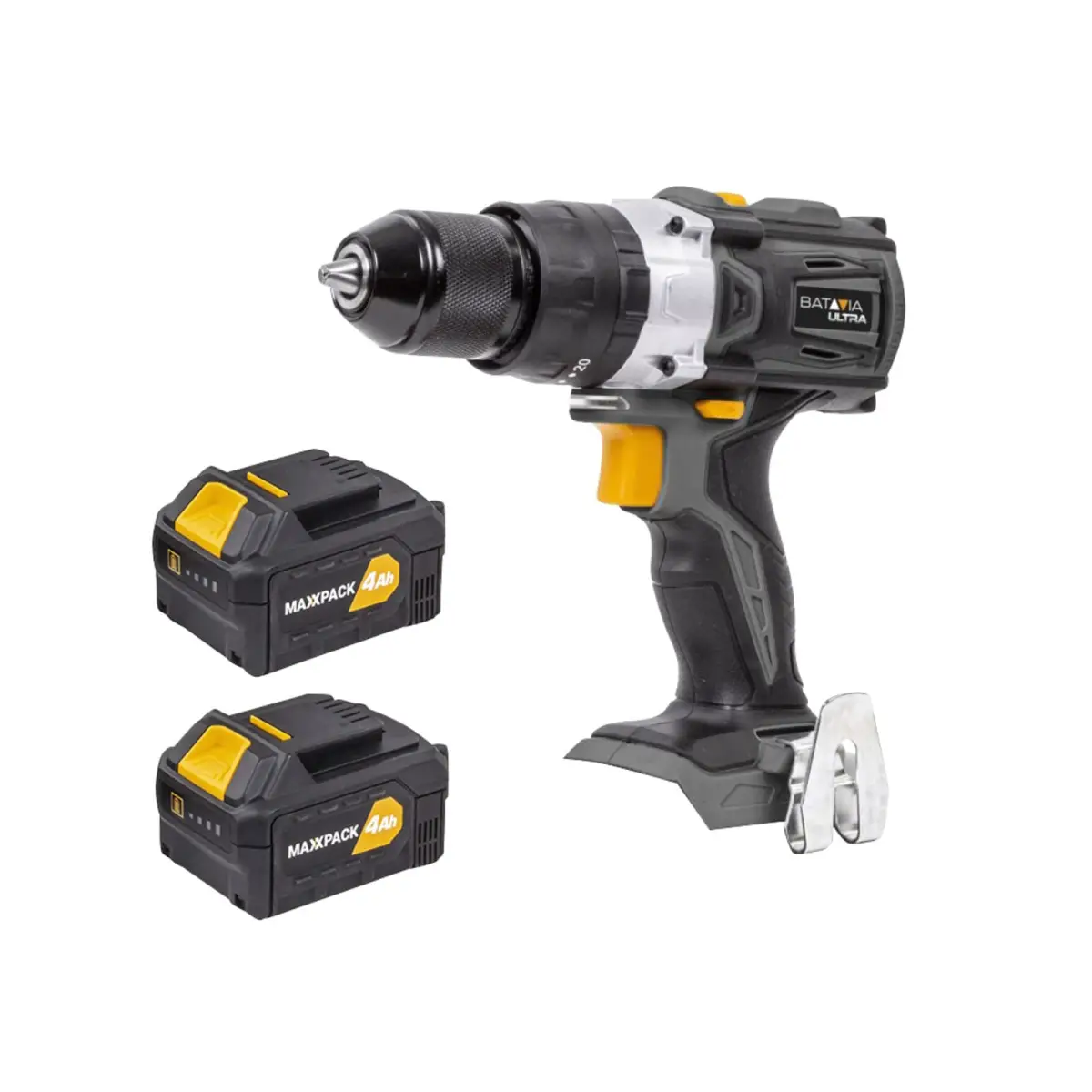 MAXXPACK ULTRA Brushless Combi Drill 18V 2 x 4.0Ah