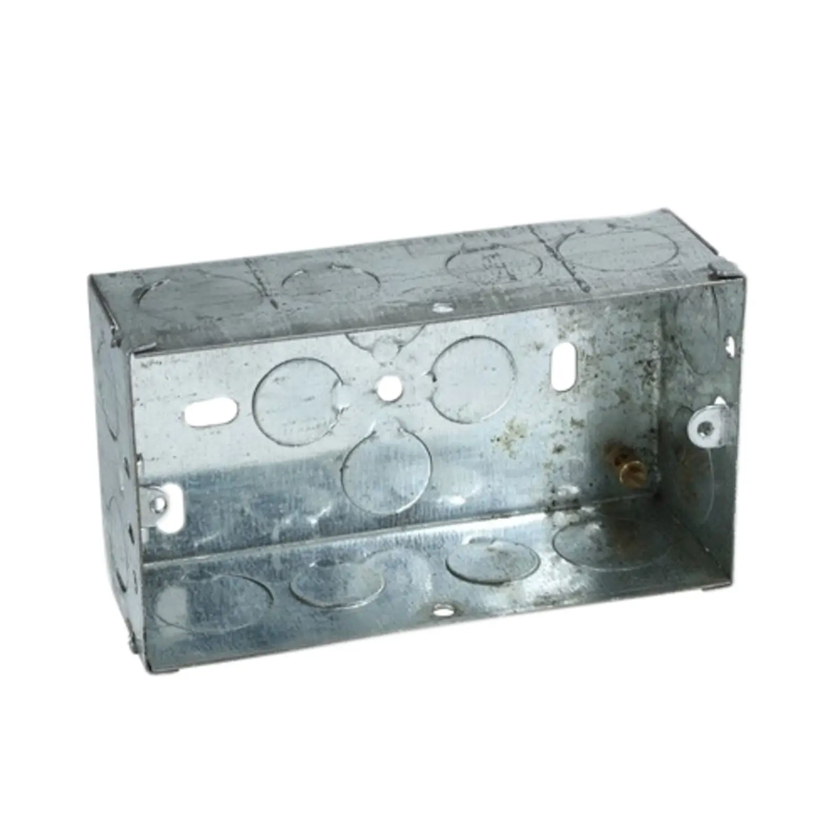 Metal Twin Socket Box 35mm (Pack 5)