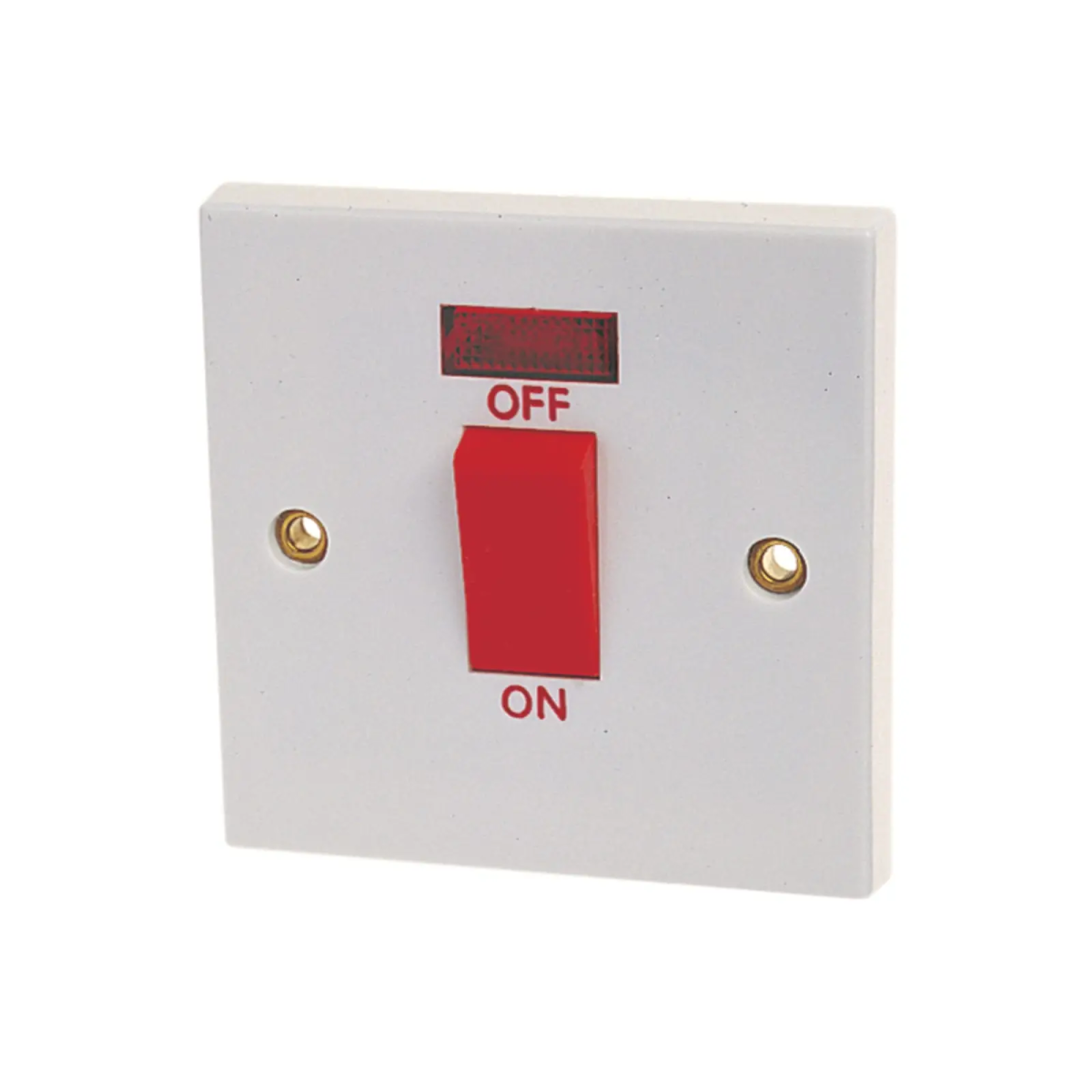 Double Pole Switch with Pilot Lamp 45A