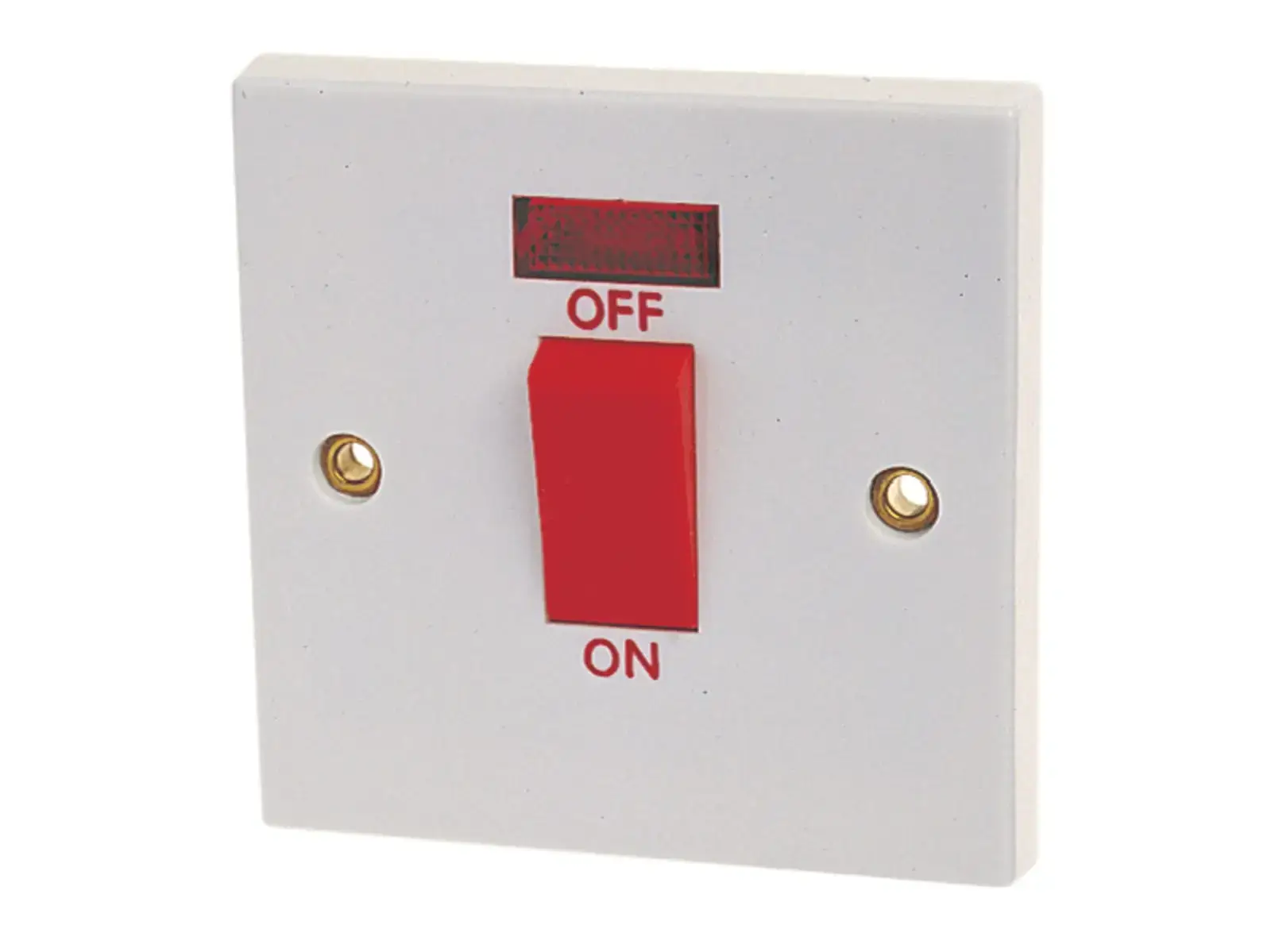 Double Pole Switch with Pilot Lamp 45A