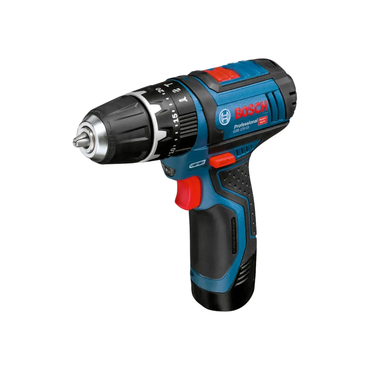 GSB 12V-15 Professional Combi Drill 12V 2 x 2.0Ah Li-ion
