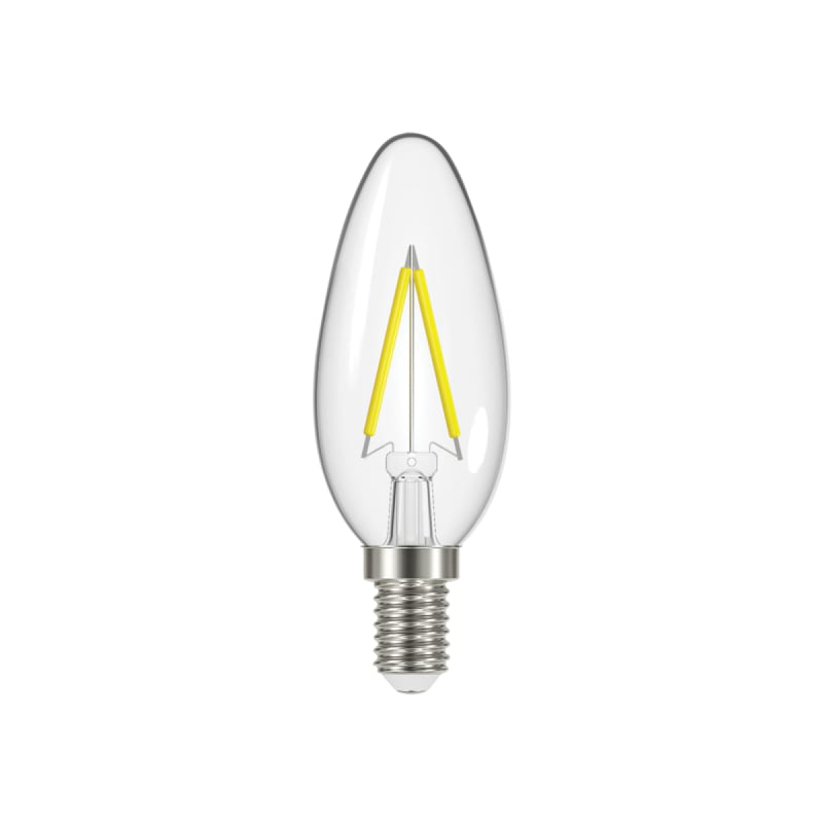 LED SES (E14) Candle Filament Non-Dimmable Bulb, Warm White 470 lm 4W