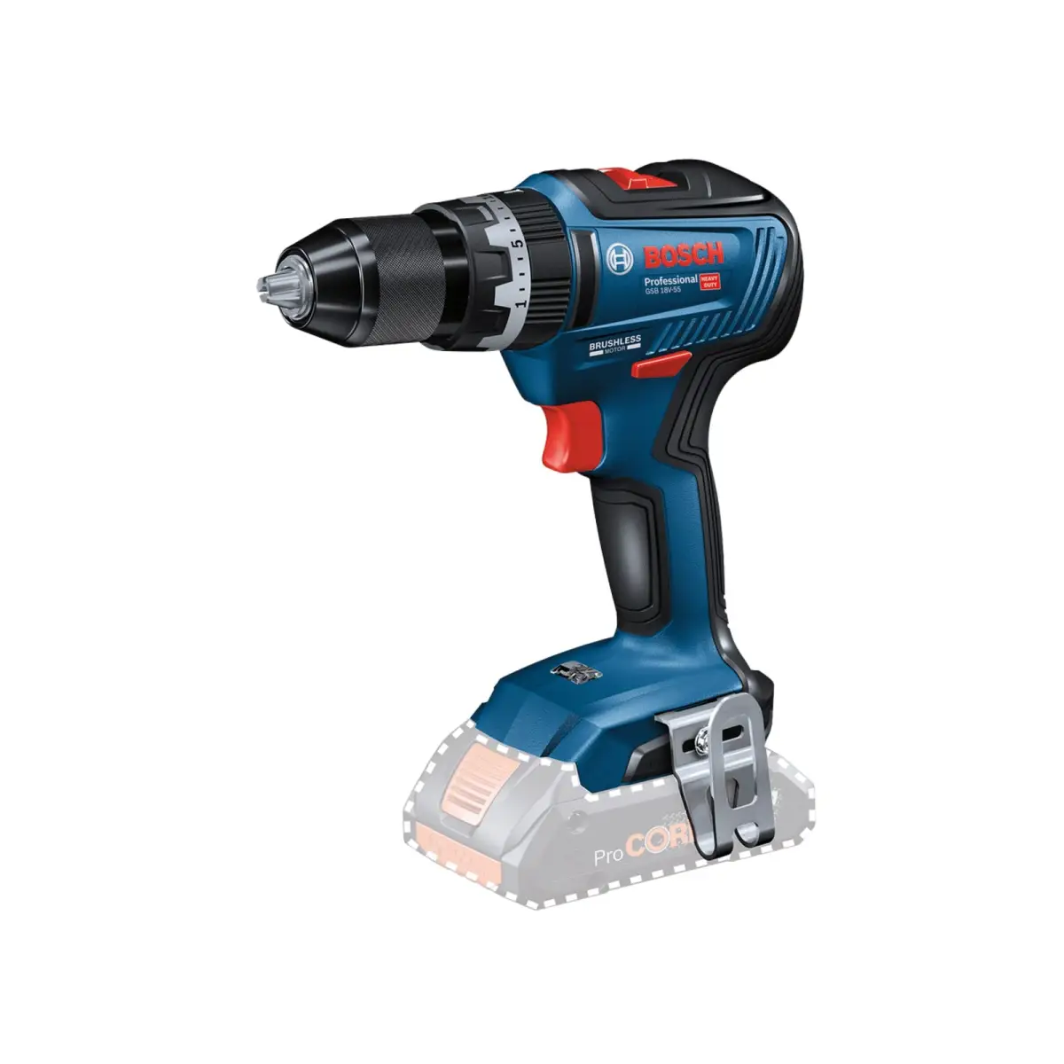 GSB 18V-55 Professional Combi Drill 18V Bare Unit