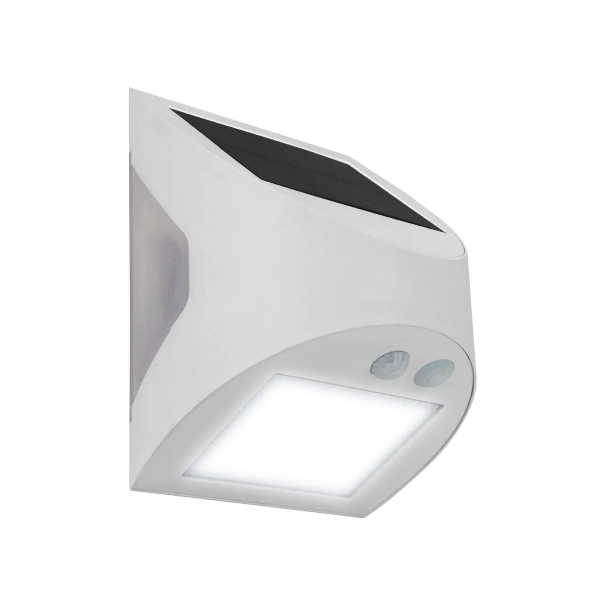 Prysm Outdoor Solar Wall Light with PIR Motion Sensor - White 300 Lumens
