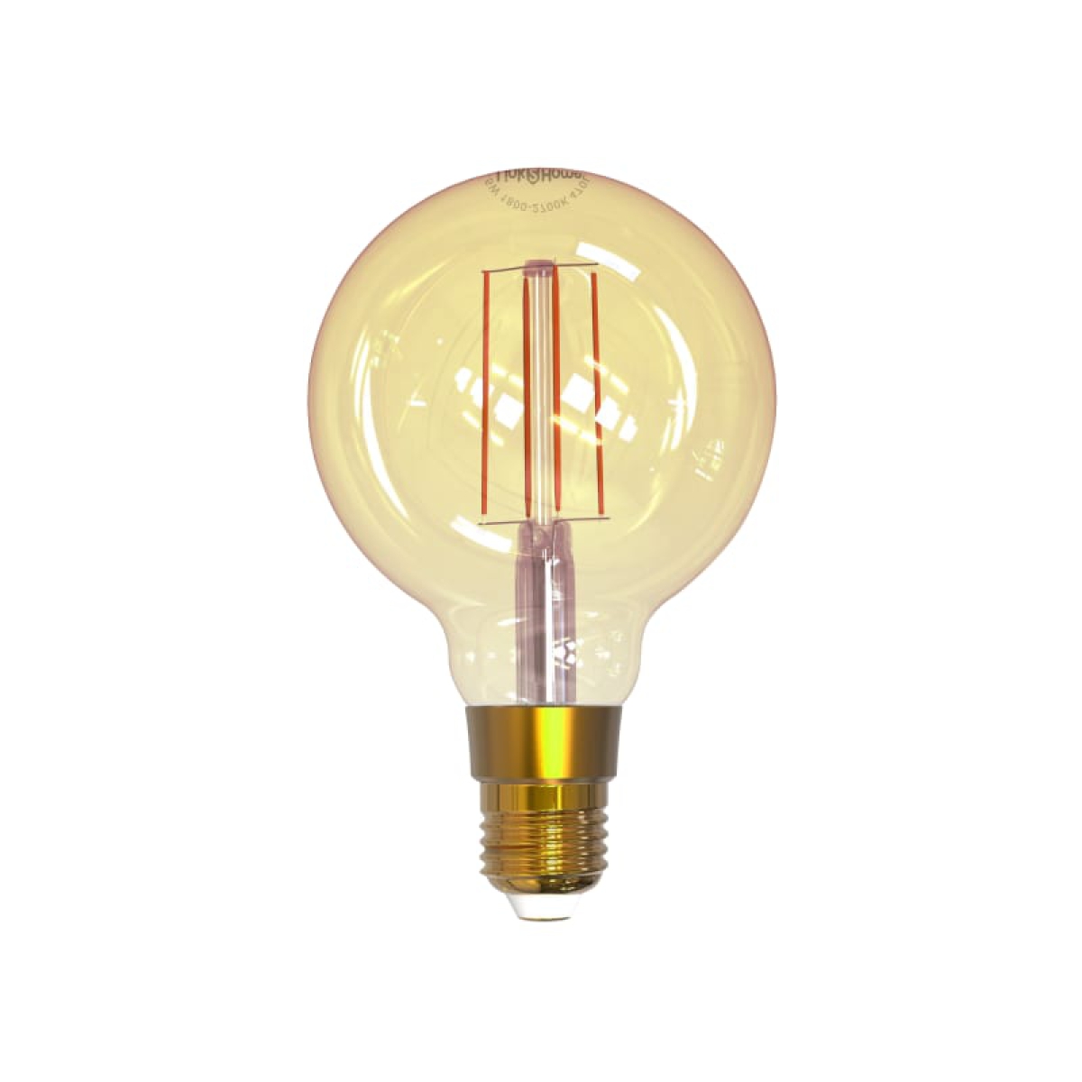 Wi-Fi LED ES (E27) Balloon Filament Dimmable Bulb, White 470 lm 5.5W