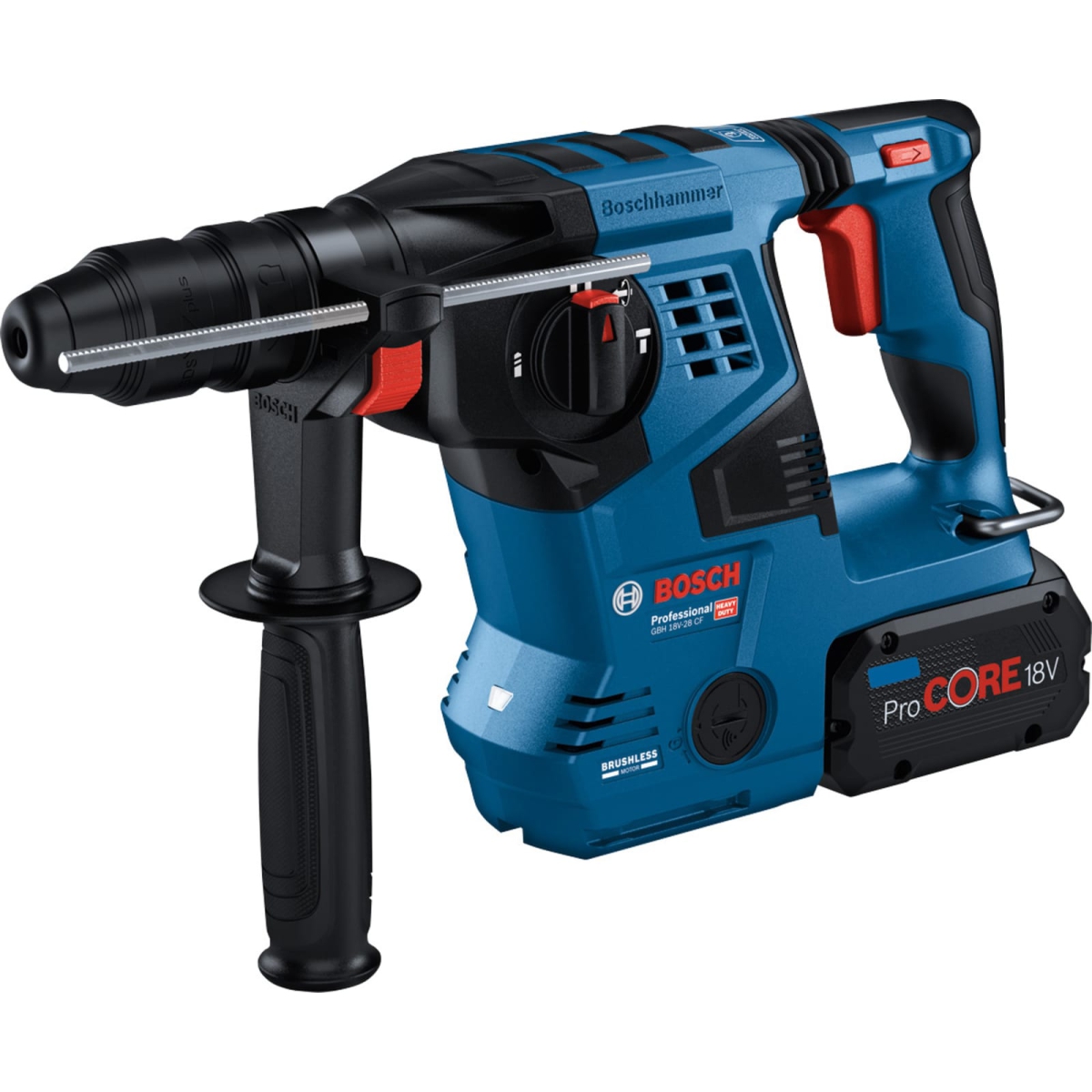 GBH 18V-28 CF Pro BITURBO SDS-Plus Rotary Hammer 18V 2 x 5.5Ah ProCORE18V Li-ion