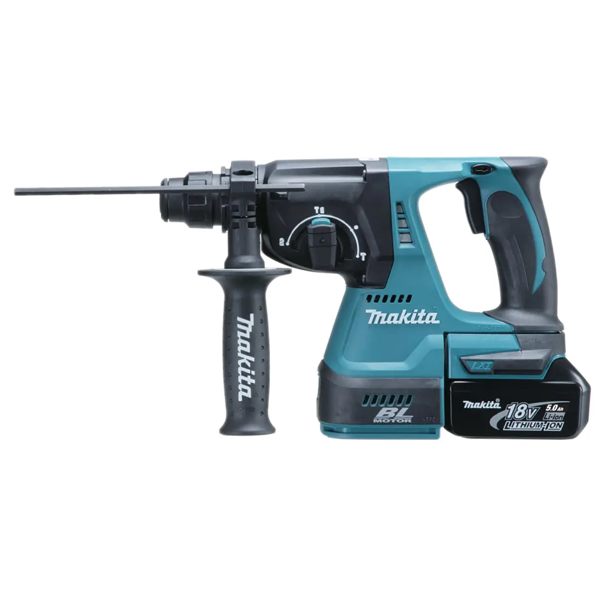 DHR242RTJ SDS Plus BL Hammer Drill 18V 2 x 5.0Ah Li-ion