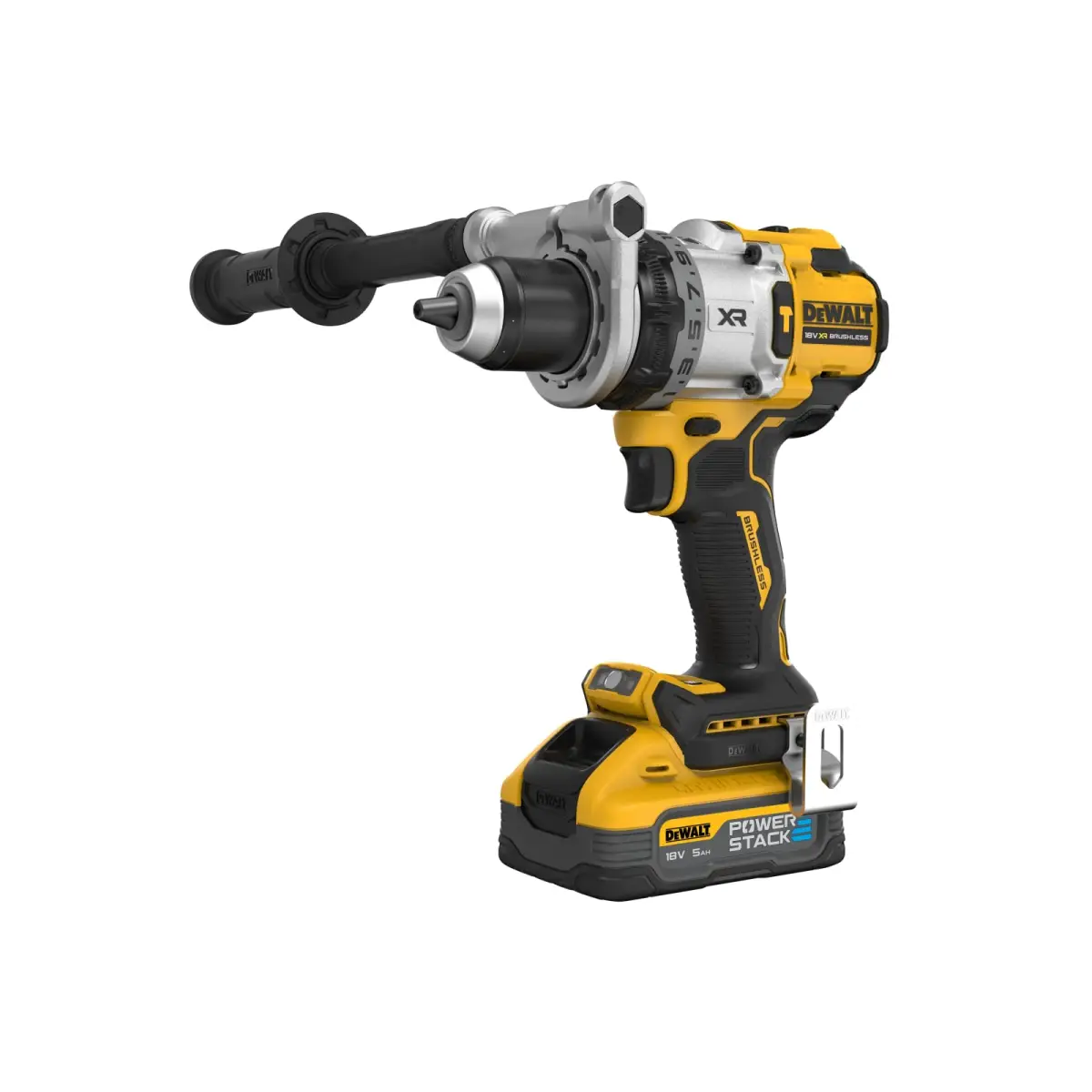 DCD1007H2T Hammer Drill 18V 2 x 5.0Ah POWERSTACKโข Li-ion