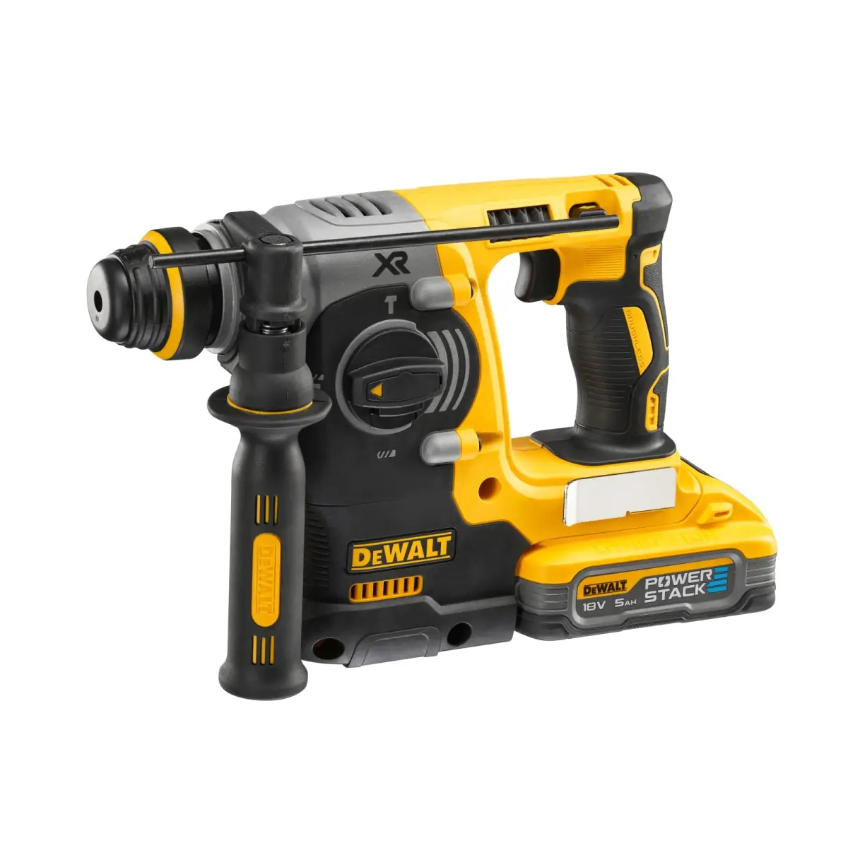 DCH273H2T XR Brushless SDS Plus 3 Mode Hammer 18V 2 x POWERSTACKโข 5.0Ah Li-ion