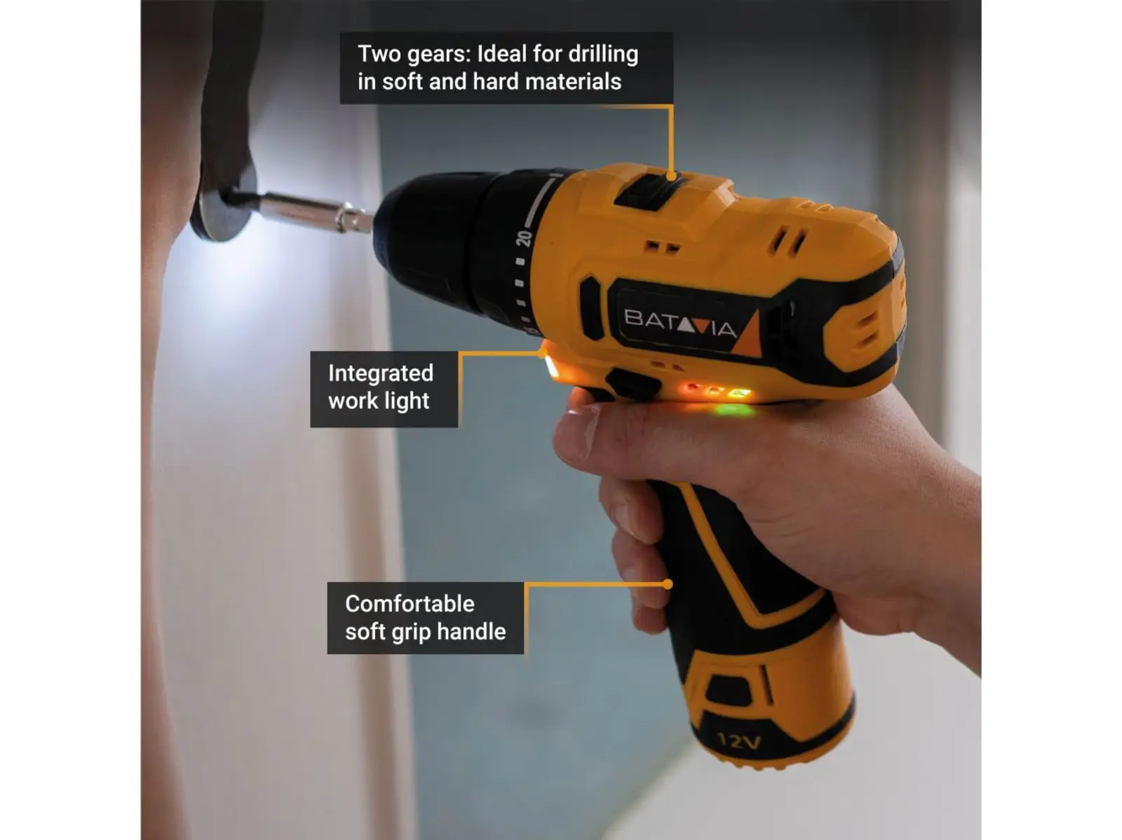 FIXXPACK Drill Driver 12V Bare Unit - Image 3
