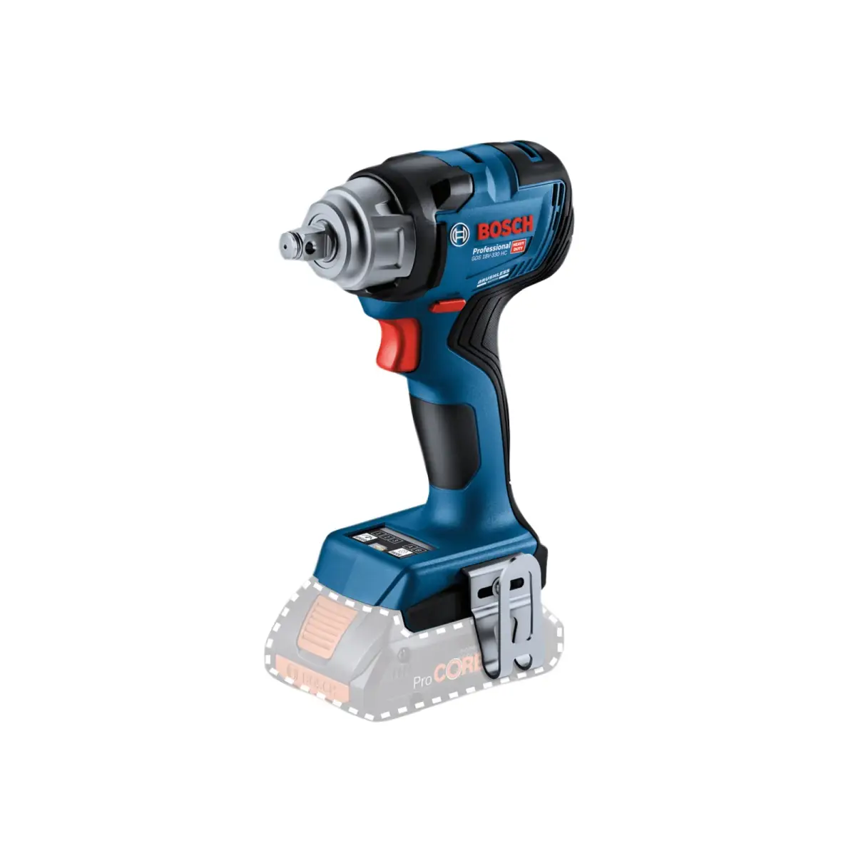 GDS 18V-330 HC Professional 1/2in Impact Wrench 18V Bare Unit