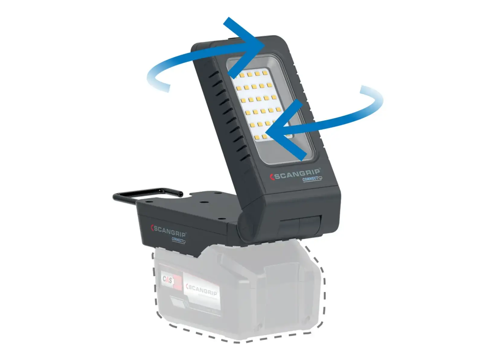 BASIC CONNECT Compact Floodlight 18V Bare Unit - Image 8